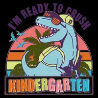 Funny I'm Ready To Crush Kindergarten Retro Dinosaur Coffee Mug thumb 5