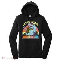 Funny I'm Ready To Crush Kindergarten Retro Dinosaur Women's Hoodie thumb 0