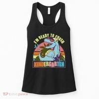 Funny I'm Ready To Crush Kindergarten Retro Dinosaur Women's Tank Top thumb 0