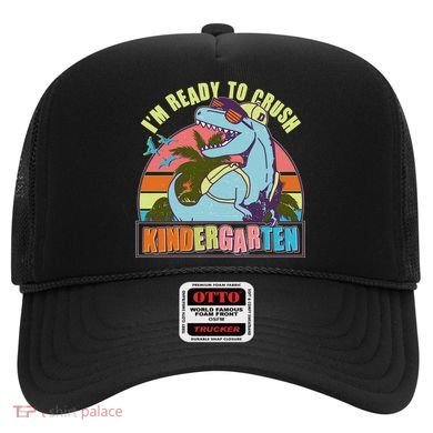 Funny I'm Ready To Crush Kindergarten Retro Dinosaur Hat