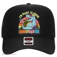 Funny I'm Ready To Crush Kindergarten Retro Dinosaur Hat thumb 0