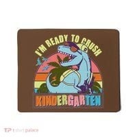 Funny I'm Ready To Crush Kindergarten Retro Dinosaur Mousepad thumb 0