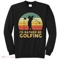 Funny Id Rather Be Golfing Sweatshirt thumb 0