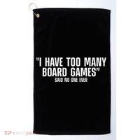 Funny I Read The Rules So You Don't Have to Board Game Gift Golf Towel thumb 0
