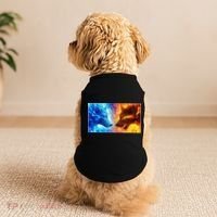 Fire And Ice Wolf Cool Graphic Doggie Tank thumb 2