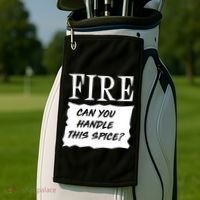 Fire Can you Handle This Spice? Golf Towel thumb 2