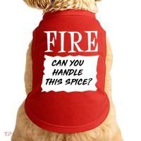 Fire Can You Handle This Spice Doggie Tank thumb 0