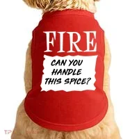 Fire Can you Handle This Spice? Doggie Tank thumb 0