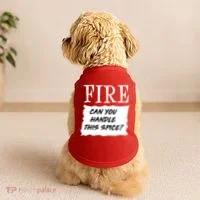Fire Can You Handle This Spice Doggie Tank thumb 2