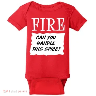 Fire Can You Handle This Spice Baby Bodysuit