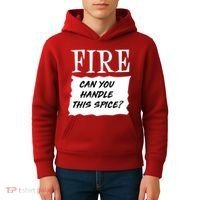 Fire Can You Handle This Spice Kids Hoodie thumb 4
