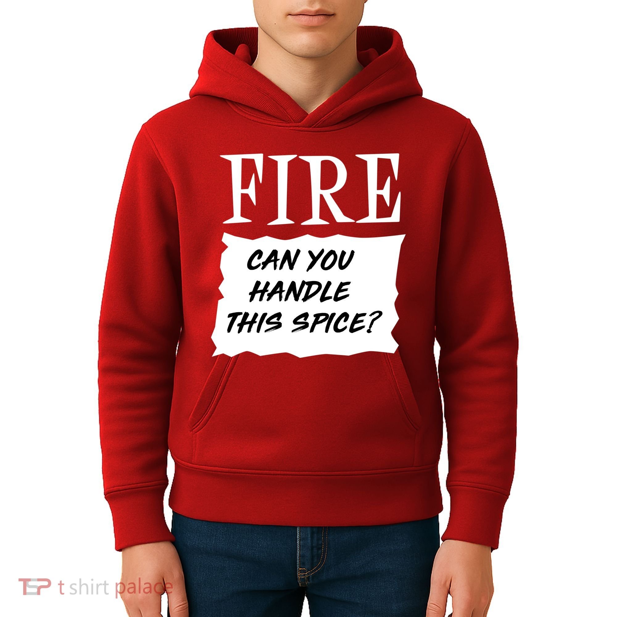 Fire Can You Handle This Spice Kids Hoodie