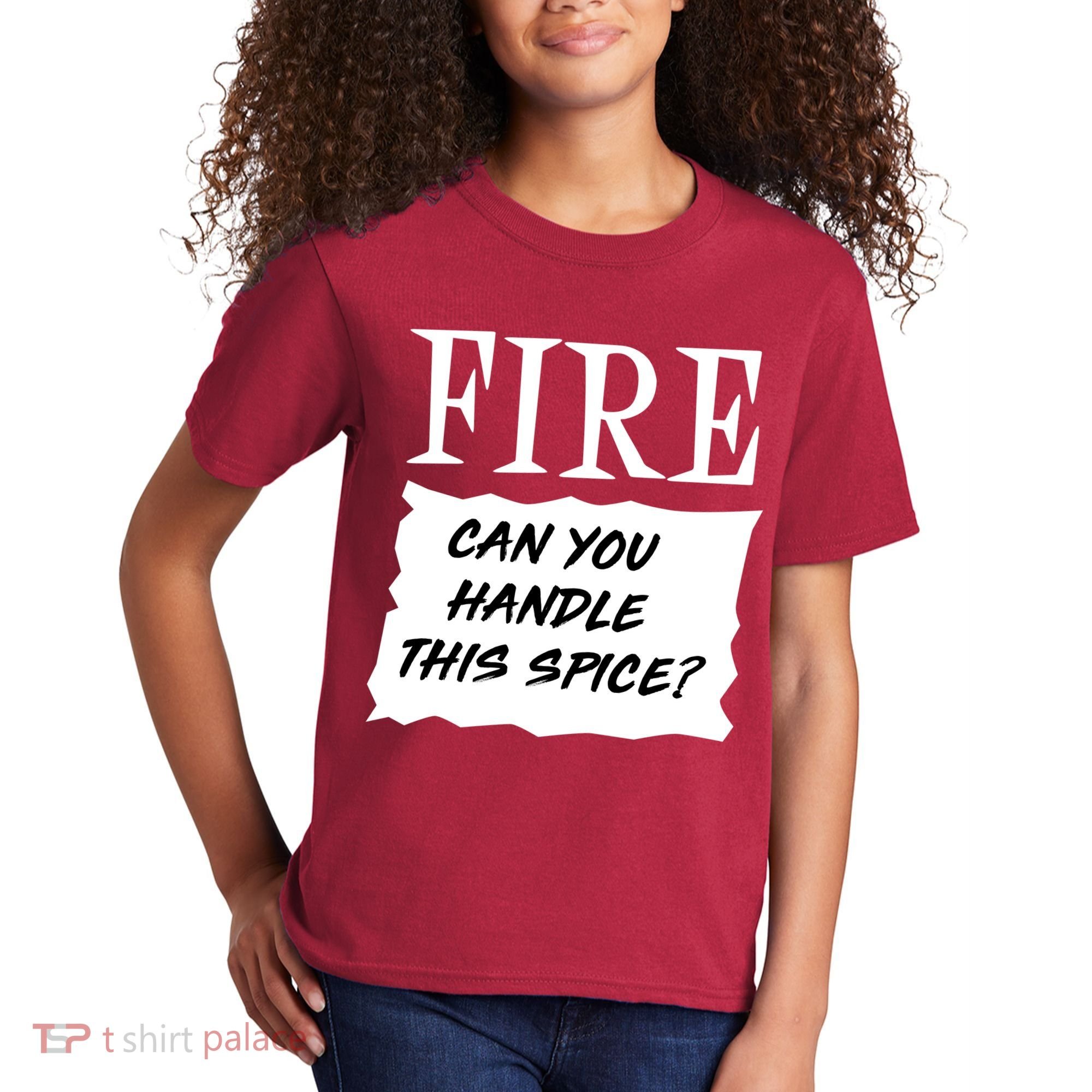 Fire Can You Handle This Spice Kids T-Shirt