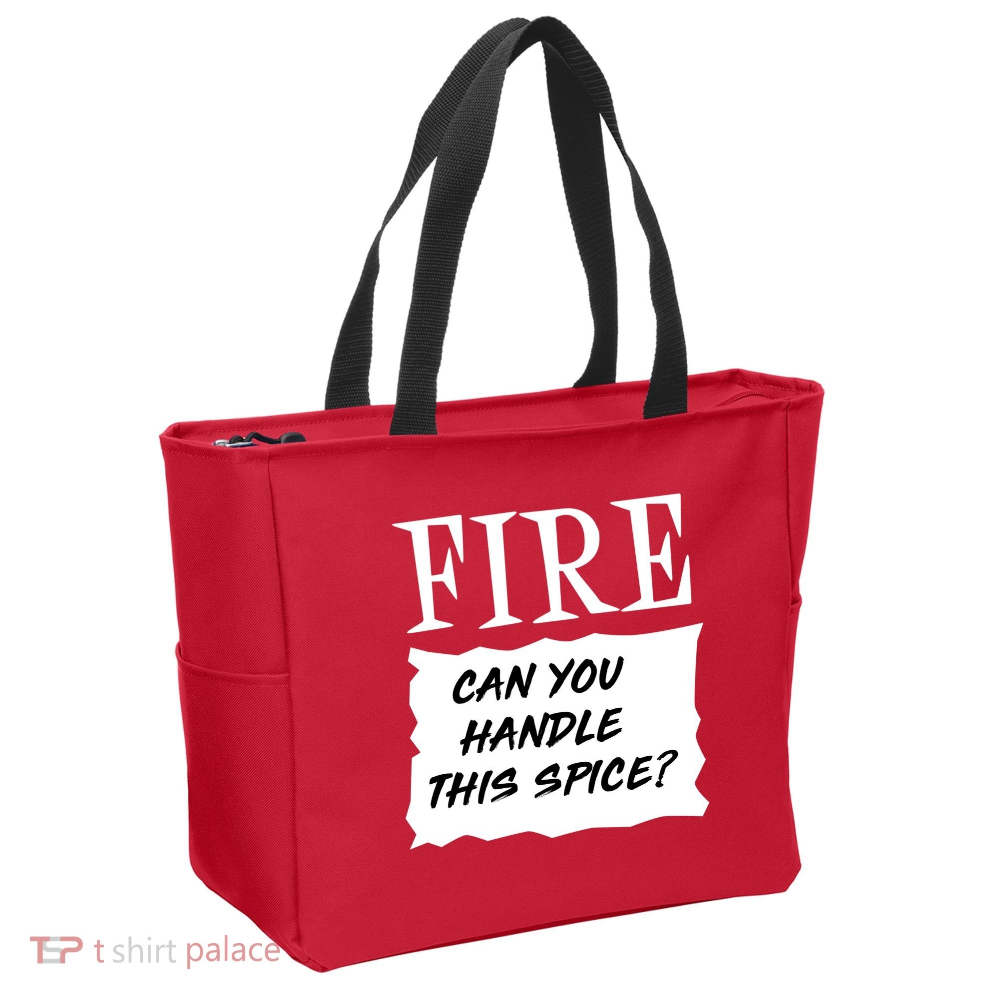 Fire Can you Handle This Spice? Tote Bag