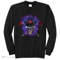 Fire Dept Flame Skull Sweatshirt thumb 0