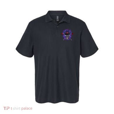 Fire Dept Flame Skull Polo