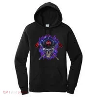 Fire Dept Flame Skull Women's Hoodie thumb 0