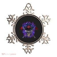 Fire Dept Flame Skull Ornament thumb 0