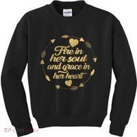 Fire In her Soul Kids Sweatshirt thumb 0