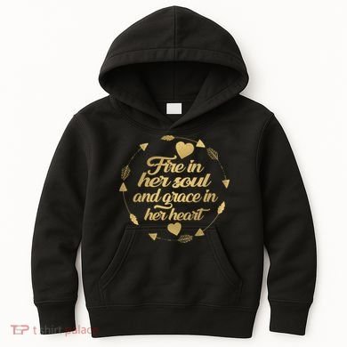 Fire In her Soul Kids Hoodie