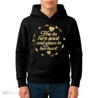 Fire In her Soul Kids Hoodie thumb 4