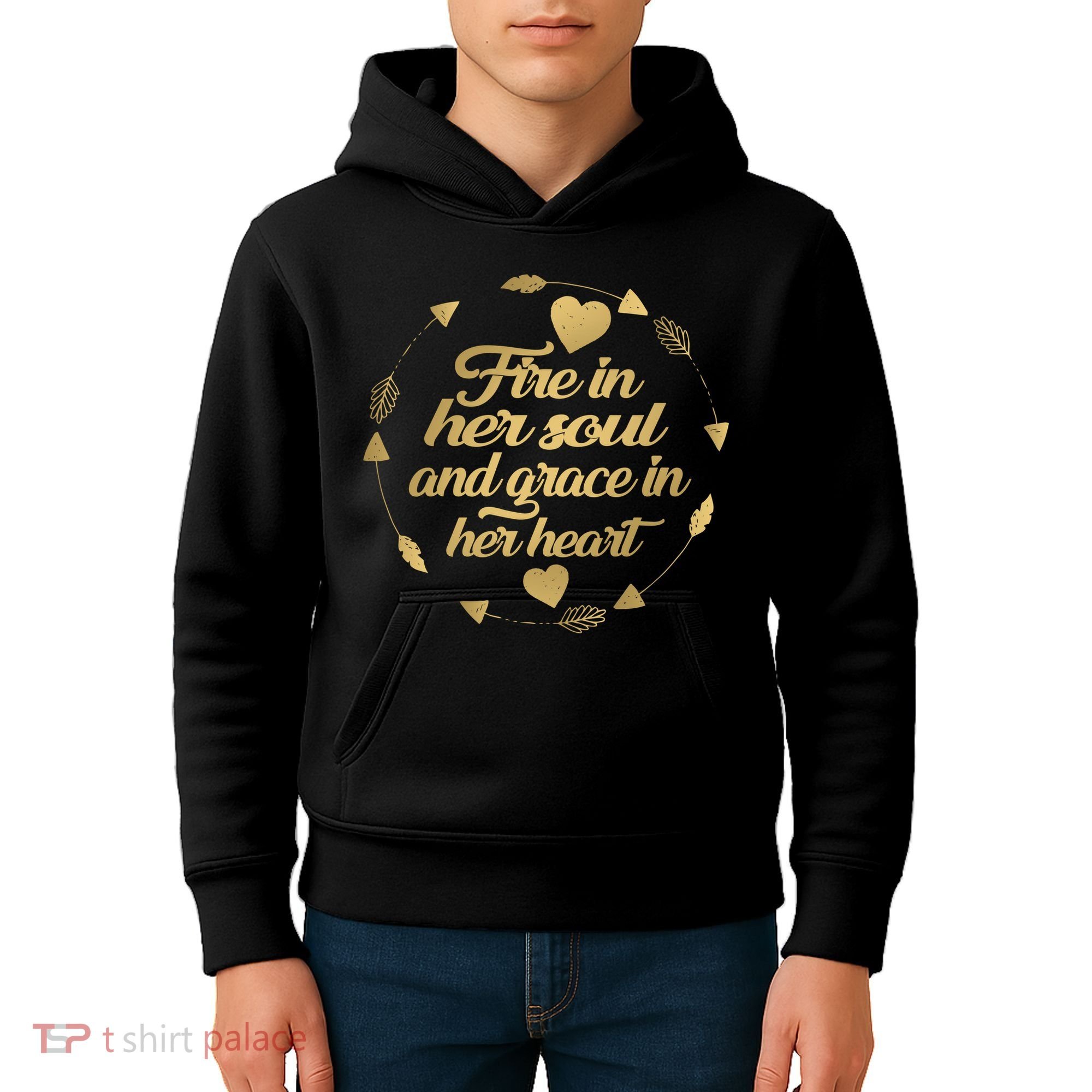 Fire In her Soul Kids Hoodie