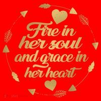 Fire In her Soul Santa Hat thumb 1