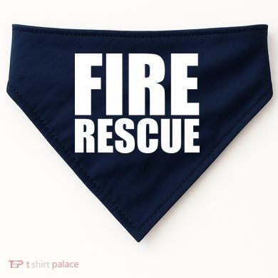 Fire Rescue USA-Made Doggie Bandana