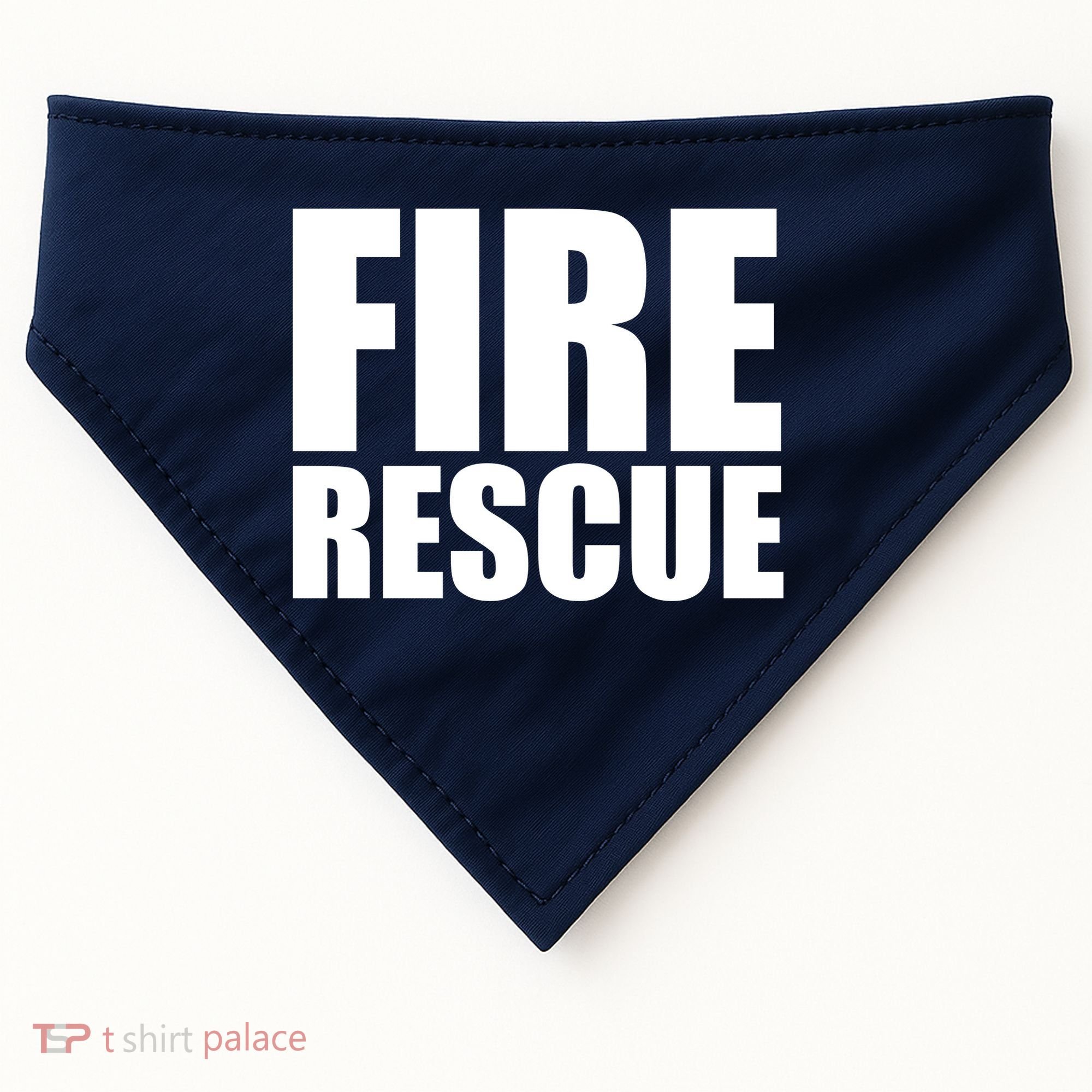 Fire Rescue USA-Made Doggie Bandana