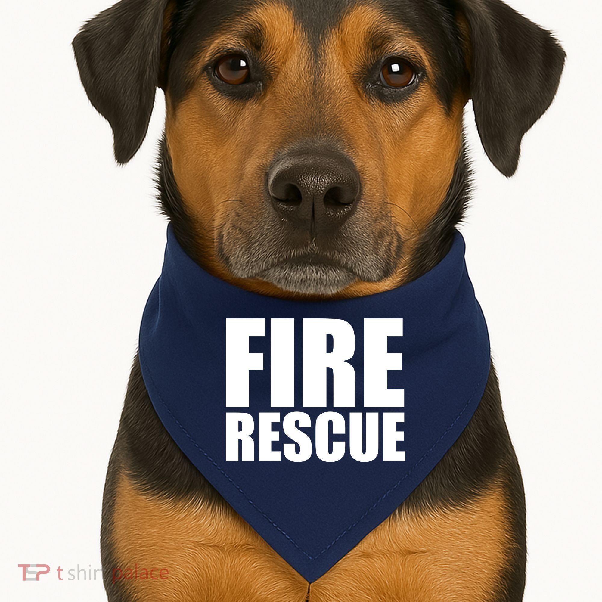Fire Rescue USA-Made Doggie Bandana