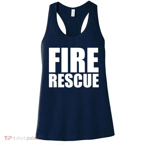 Fire Rescue Women's Tank Top in the selected color