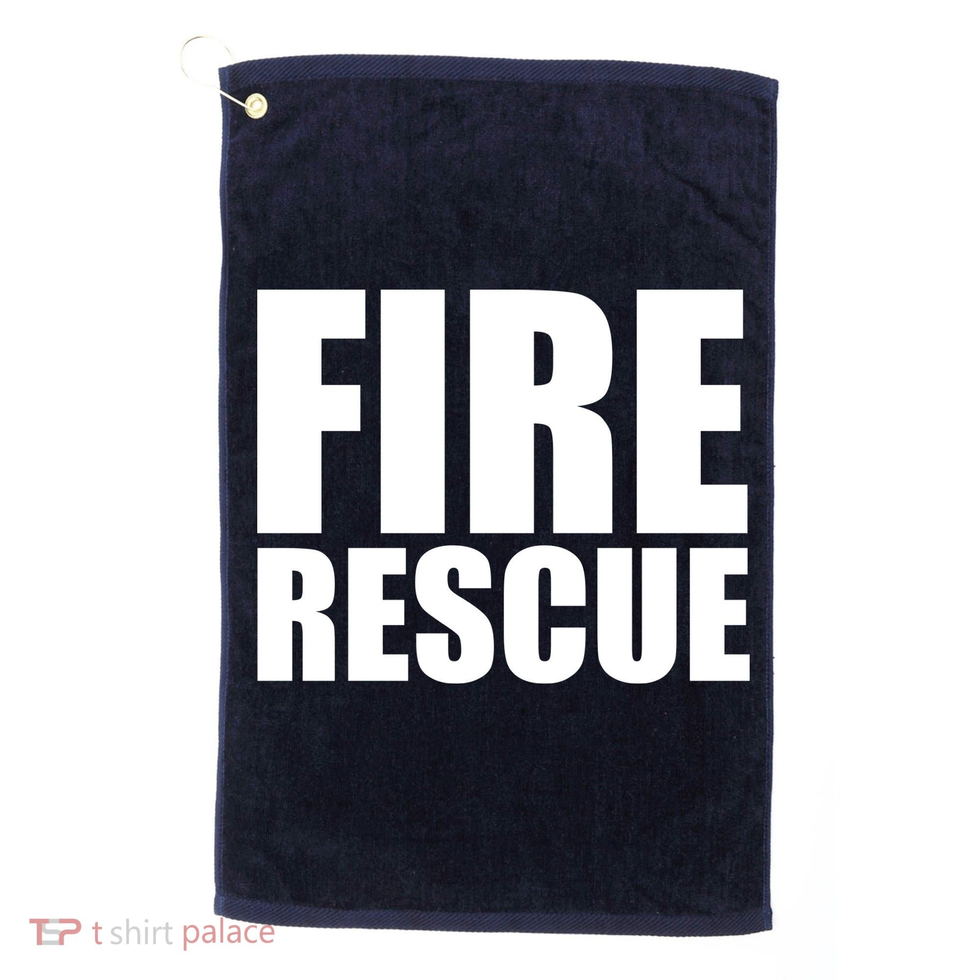 Fire Rescue Golf Towel