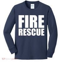 Fire Rescue Kids Long Sleeve Shirt thumb 0