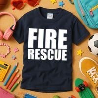 Fire Rescue Kids T-Shirt thumb 3