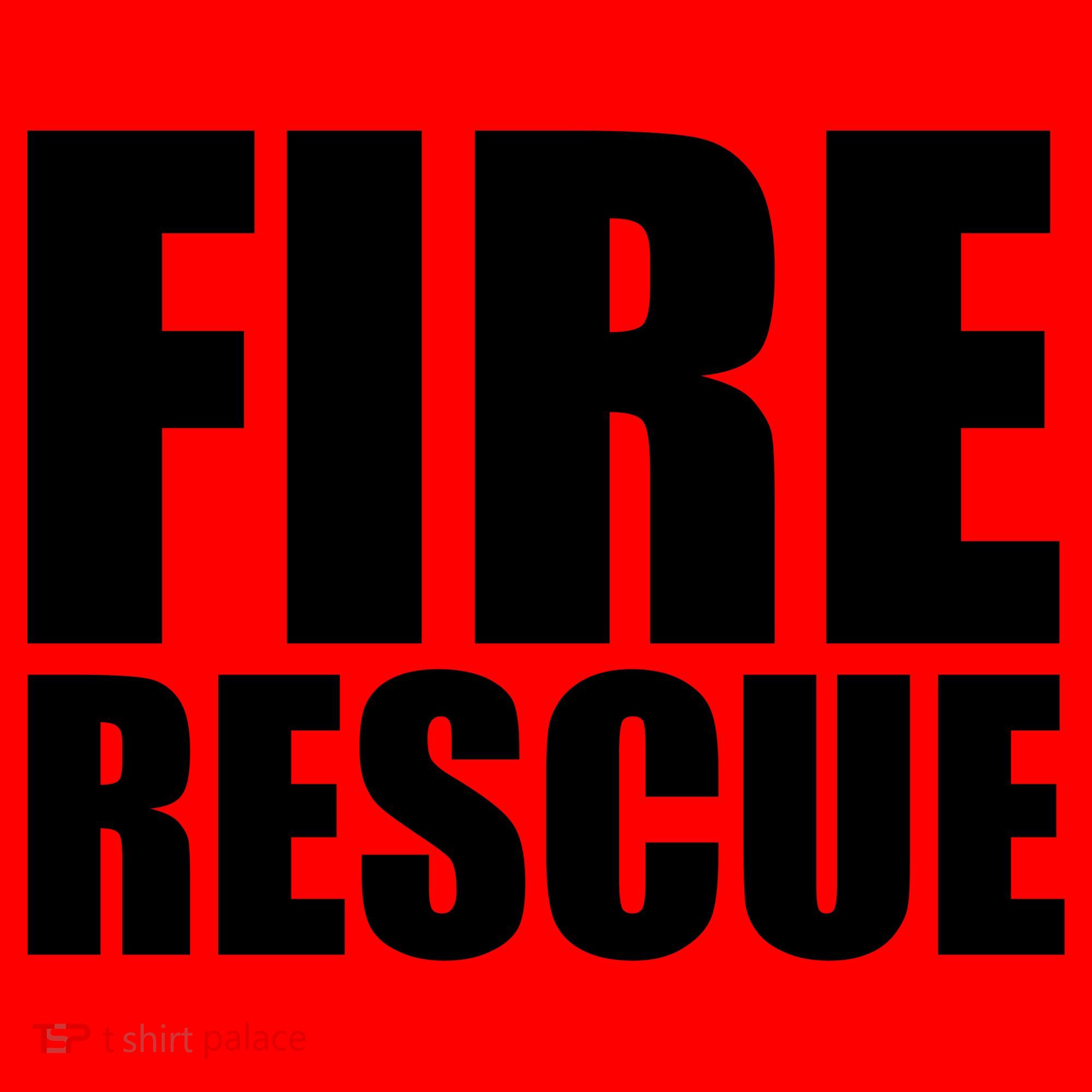Fire Rescue Santa Hat
