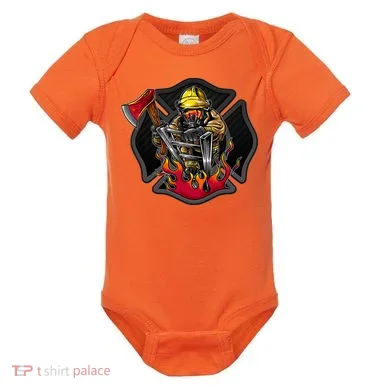 Firefighter Baby Bodysuit