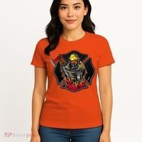 Firefighter Women's T-Shirt thumb 4