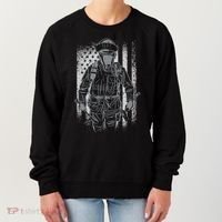 Firefighter American Flag Women's Sweatshirt thumb 0