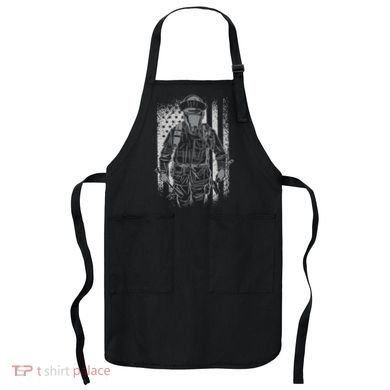 Firefighter American Flag Apron
