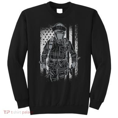 Firefighter American Flag Sweatshirt