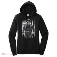 Firefighter American Flag Women's Hoodie thumb 0