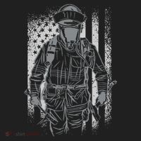 Firefighter American Flag Tumbler thumb 3