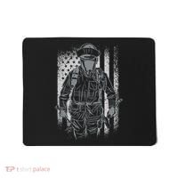 Firefighter American Flag Mousepad thumb 0