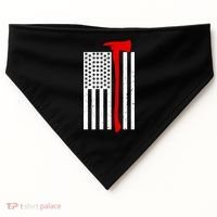 Firefighter Axe American Flag USA-Made Doggie Bandana thumb 0