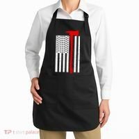 Firefighter Axe American Flag Apron thumb 2