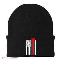 Firefighter Axe American Flag Beanie thumb 0