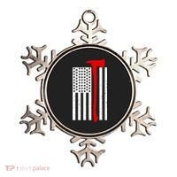 Firefighter Axe American Flag Ornament thumb 0