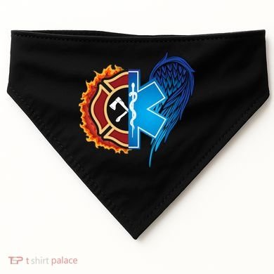 Firefighter Doctor Lifesavers USA-Made Doggie Bandana
