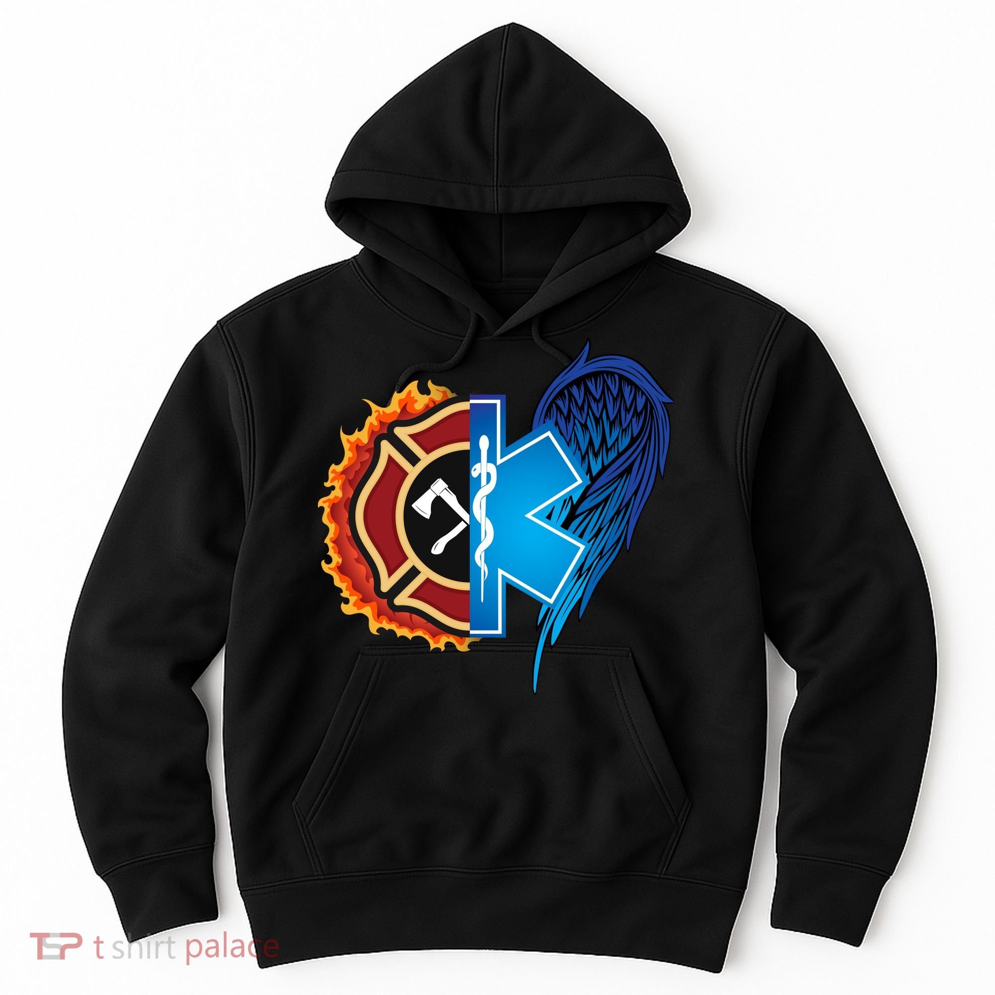 Firefighter Doctor Lifesavers Hoodie