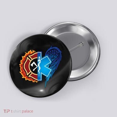 Firefighter Doctor Lifesavers Button